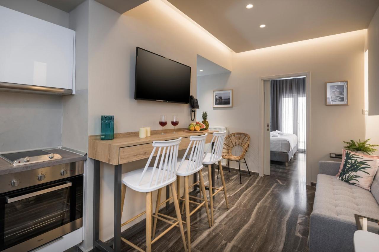 Sun Ray Luxury Apartments Агия-Марина Экстерьер фото